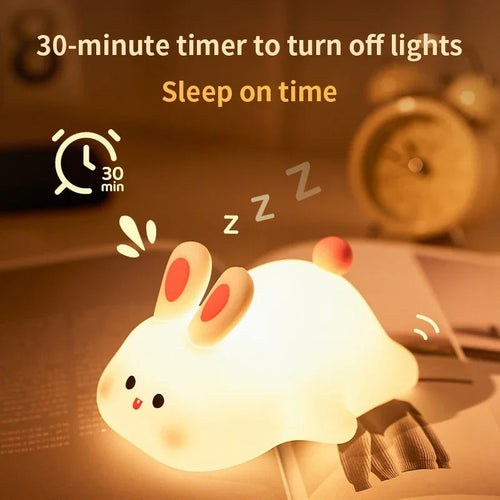 Cute Rabbit Silicone Lamp
